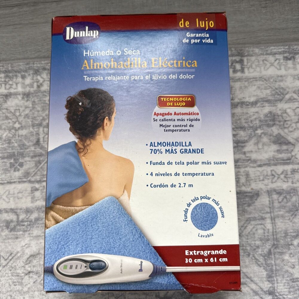 Dunlap Moist Or Dry Heating Pad, King Size 12x24, New
